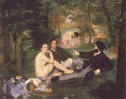 Edouard Manet The Fruhstuck in the free Sweden oil painting artist